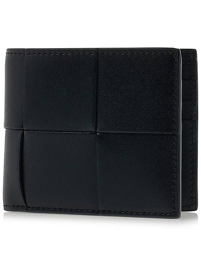 Intrecciato Half Wallet Black - BOTTEGA VENETA - BALAAN 2