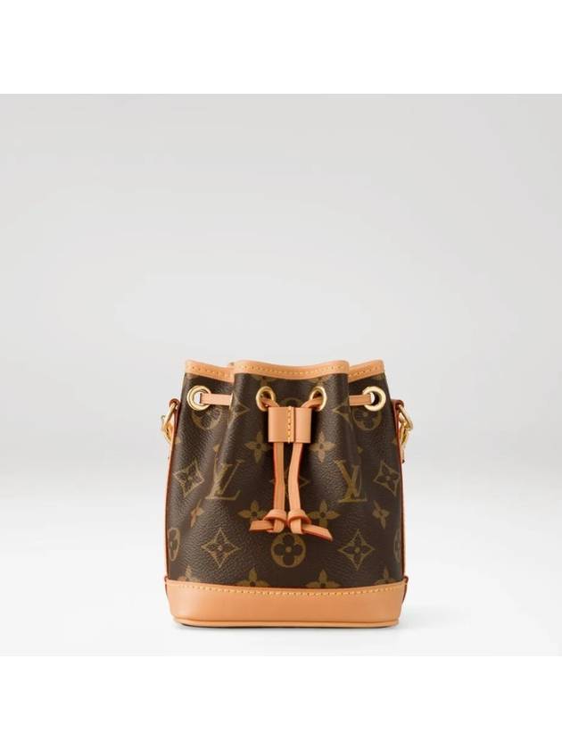 Louis Vuitton Nano Noe Monogram Bucket Bag Brown - LOUIS VUITTON - BALAAN 3