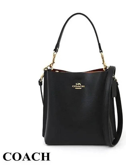 molly leather tote bag black - COACH - BALAAN 2