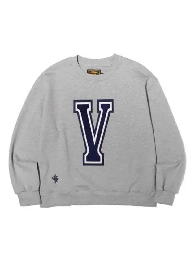 Bookle Logo Boy Crew Neck Gray - OGARP - BALAAN 1