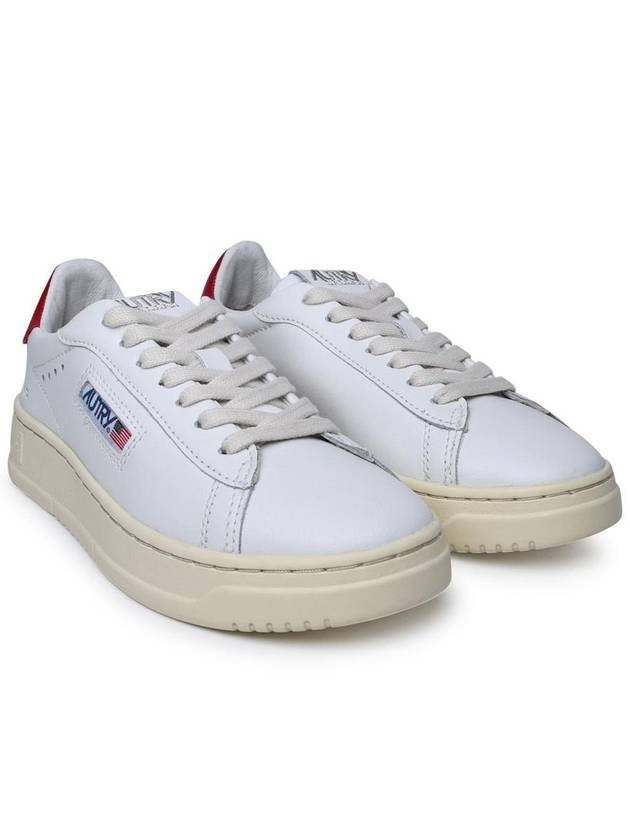 Dallas Low Top Sneakers White Red - AUTRY - BALAAN 3