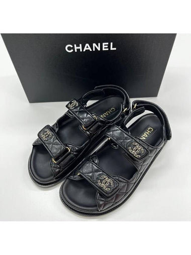 Velcro sandals black G35927 - CHANEL - BALAAN 1