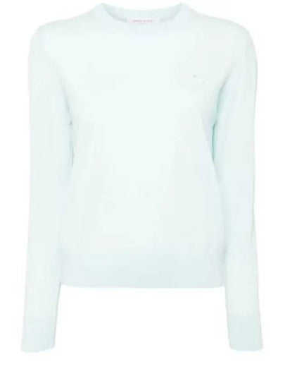 Women's Baby Fox Patch Regular Knit Top Mint - MAISON KITSUNE - BALAAN 2