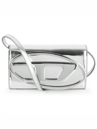 1DR Strap Leather Long Wallet Silver - DIESEL - BALAAN 2