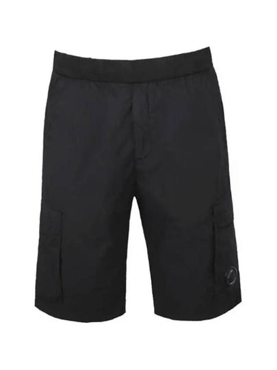 Lens Wappen Cargo Shorts Black - CP COMPANY - BALAAN 2