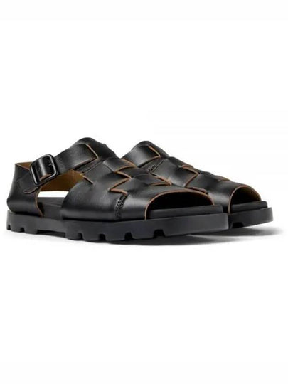 Brutus Leather Sandal Black - CAMPER - BALAAN 2