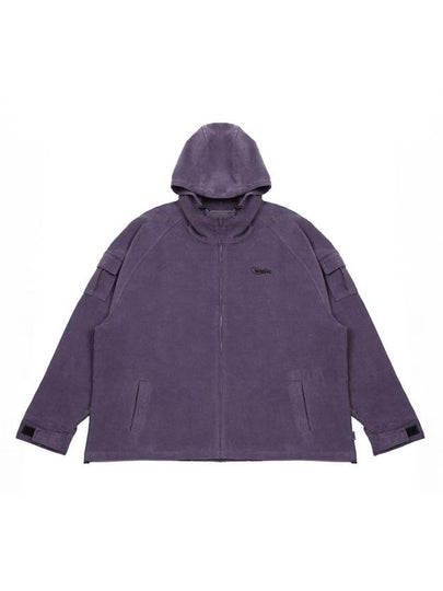 Corduroy Hooded Jacket Purple - ARCANE FUNK - BALAAN 2