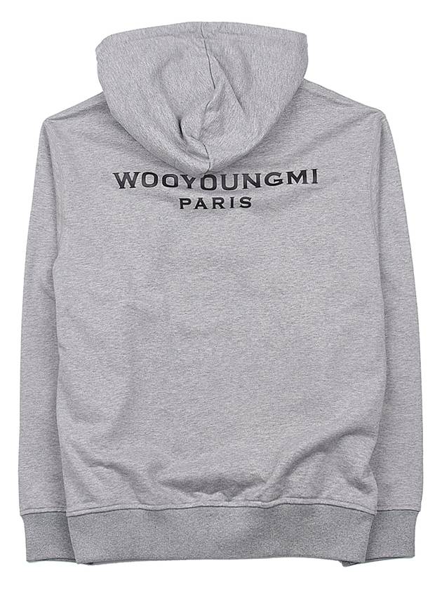 Back logo hooded zipup W233TS47 713G - WOOYOUNGMI - BALAAN 3