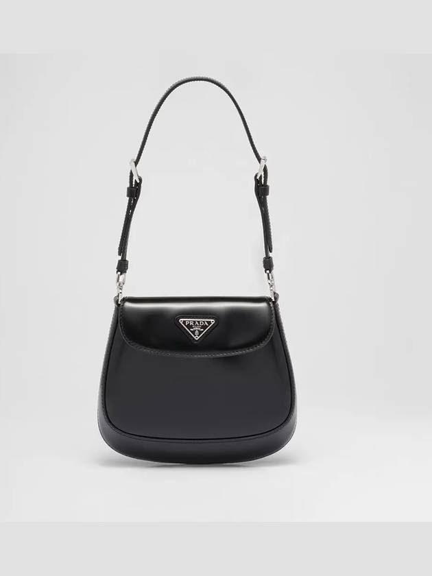 Cleo brushed leather mini bag 1BH188 HOM ZO6 F0002 - PRADA - BALAAN 1