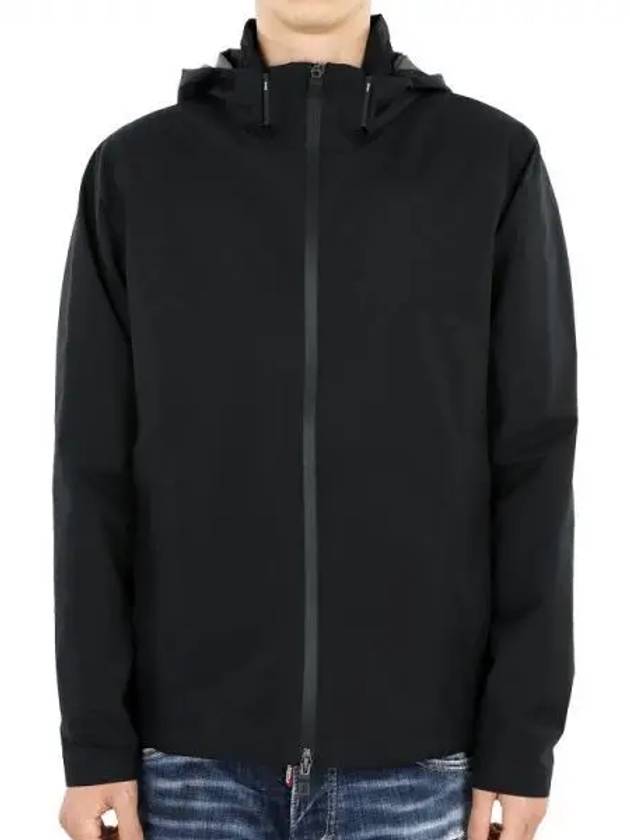 Gore-Tex Hooded Zip-Up Jacket Black - HERNO - BALAAN 2