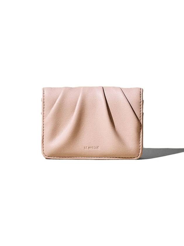 Dough Soft Women’s Leather Card Wallet Powder Pink - LE MASQUE - BALAAN 1