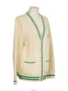 Pineapple Cotton Cardigan Ivory L 74466 - GUCCI - BALAAN 2