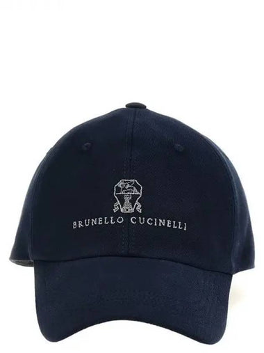 Logo embroidered cotton ball cap - BRUNELLO CUCINELLI - BALAAN 1