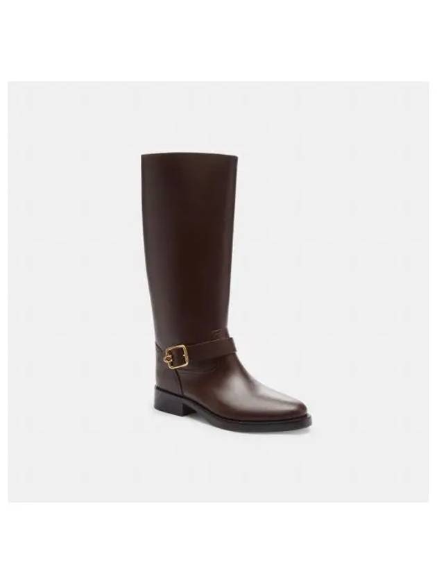 Madeline Long Boots Maple Brown - COACH - BALAAN 2