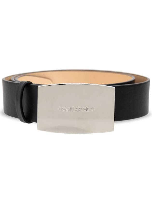 Dsquared2 Leather Belt, Men's, Black - DSQUARED2 - BALAAN 1