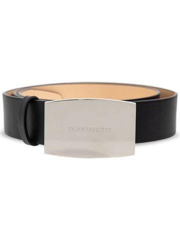 Dsquared2 Leather Belt, Men's, Black - DSQUARED2 - BALAAN 1