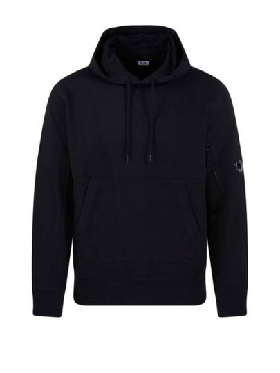 Diagonal Raised Fleece Hoodie Black - CP COMPANY - BALAAN 2