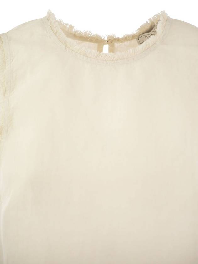 Sleeveless linen top - PESERICO - BALAAN 4