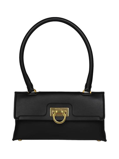 Trifolio Swing Tote Bag Black - SALVATORE FERRAGAMO - BALAAN 2