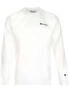 Classic Jersey Logo Long Sleeve T-Shirt White - CHAMPION - BALAAN 1