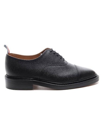 Men's Three-Stripe Tab Oxford Black - THOM BROWNE - BALAAN.