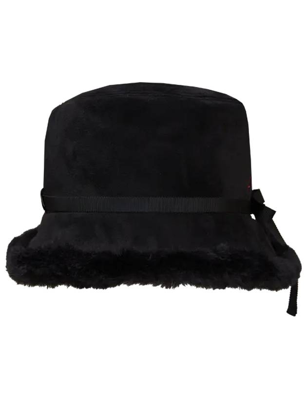 Golf Wear Fur Bucket Hat Black - J JANE - BALAAN 3