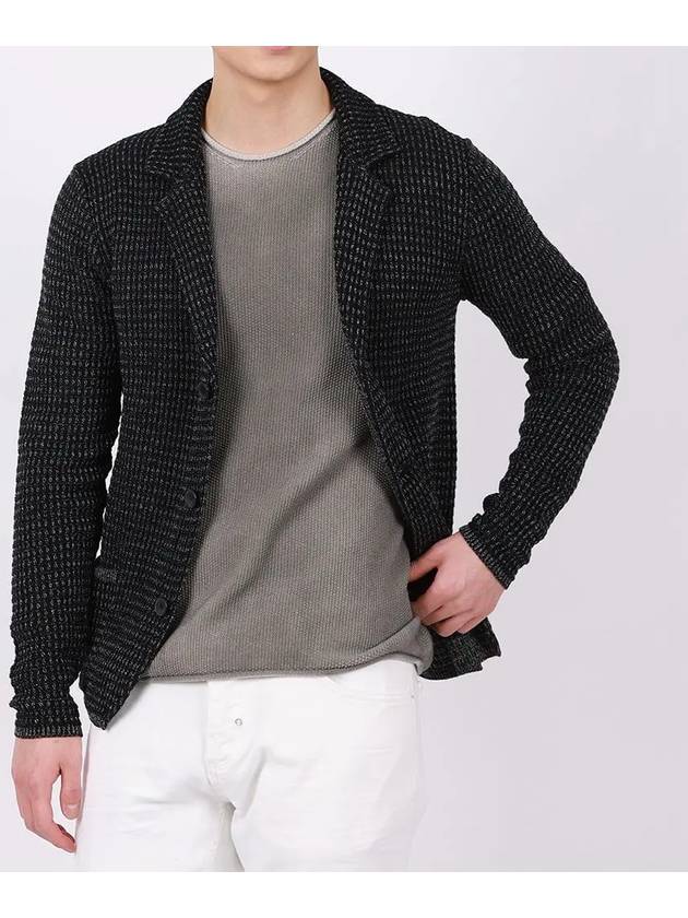 IKALOOK ANTONYMORATO Italy layered collar wool cardigan - IKALOOOK - BALAAN 3