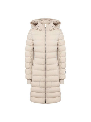 zip hood down padding cream - BURBERRY - BALAAN 1