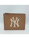 Women s New York Yankees Logo Clutch - GUCCI - BALAAN 4