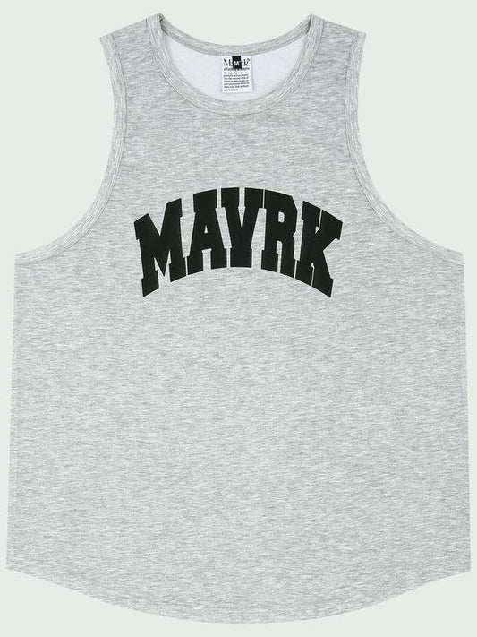 Unisex M Curved Logo Balance Sleeveless Gray - MAVRK - BALAAN 2