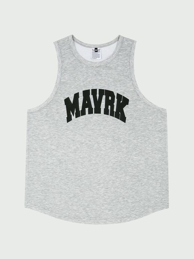 M Curved Logo Balance Sleeveless Grey - MAVRK - BALAAN 1