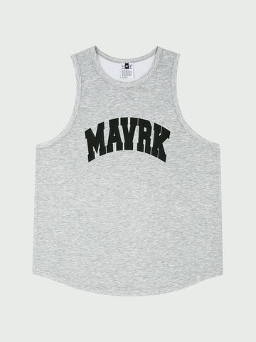 M Curved Logo Balance Sleeveless Grey - MAVRK - BALAAN 1