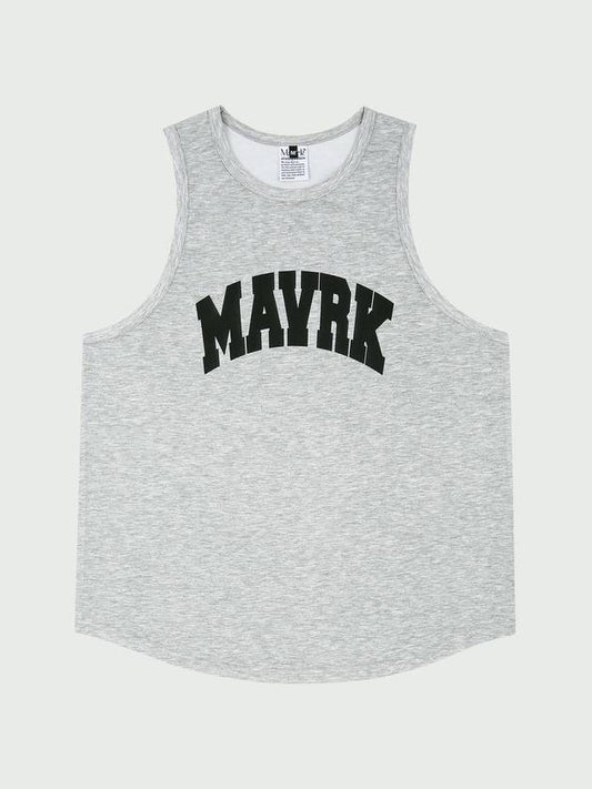 M Curved Logo Balance Sleeveless Grey - MAVRK - BALAAN 2