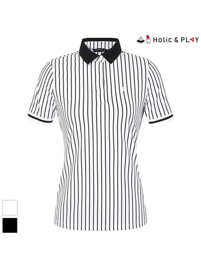 vertical striped t-shirtHE2WTS013 - HOLIC&PLAY - BALAAN 2