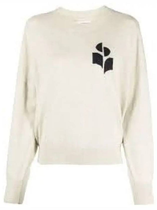 Logo Intarsia Crewneck Sweater Ecru - ISABEL MARANT - BALAAN 2