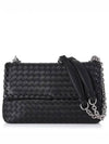 Olimpia Shoulder Bag Black - BOTTEGA VENETA - BALAAN 2