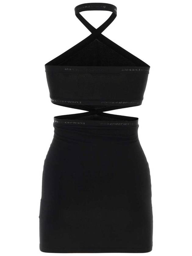 TB midi dress 4KC1236038 001 BLACK - ALEXANDER WANG - BALAAN 3