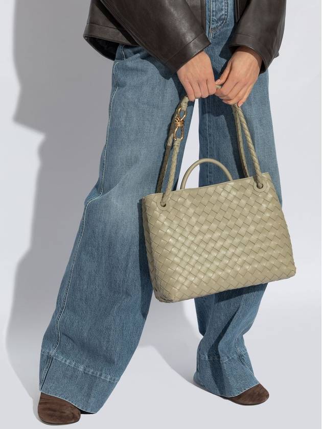 Andiamo Medium Tote Bag Travertine - BOTTEGA VENETA - BALAAN 3