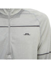 Jimmy Seamless Mid Layer Half Zip Sweater Light Grey Melange - J.LINDEBERG - BALAAN 9