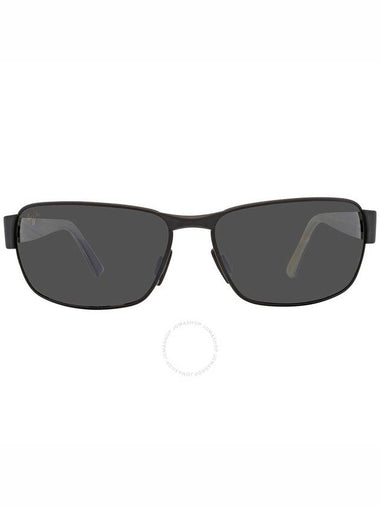 Maui Jim Black Coral Neutral Grey Rectangular Unisex Sunglasses 249-2M 65 - MAUI JIM - BALAAN 1