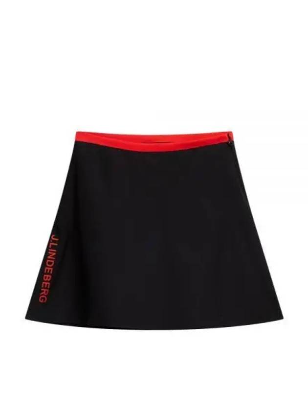 Themba A-line Skirt Black - J.LINDEBERG - BALAAN 2