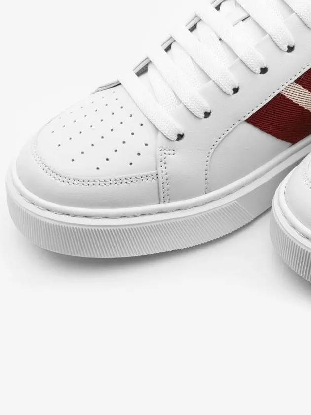 Moony Leather Low Top Sneakers White - BALLY - BALAAN 9