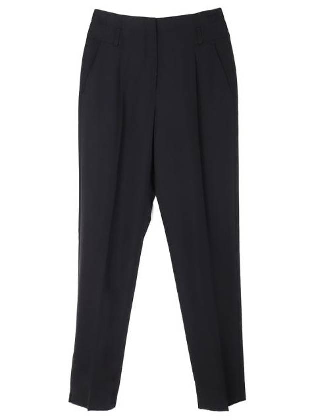 Celtico Wool Mohair Straight Pants Black - MAX MARA - BALAAN 2