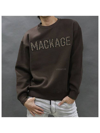 Monogram Double Face Jersey Sweatshirt Coffee - MACKAGE - BALAAN 2