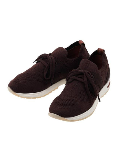 360 LP Flexy Walk Low Top Sneakers Chocolate - LORO PIANA - BALAAN 2