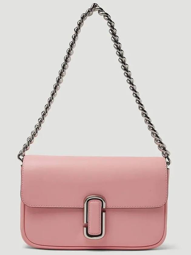 Marc Jacobs J MARC logo fold pink leather chain shoulder bag - MARC JACOBS - BALAAN 2