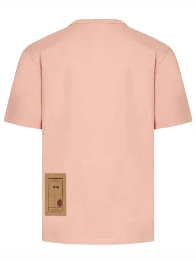 back logo patch short sleeve tshirt pink - TEN C - BALAAN 2