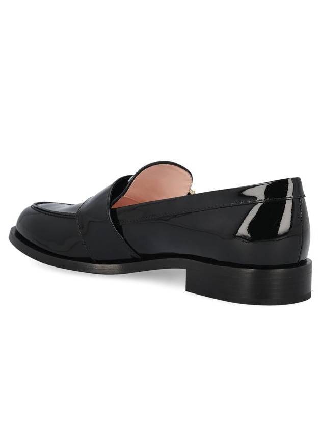 Très Vivier Crystal Buckle Loafers Black - ROGER VIVIER - BALAAN 4