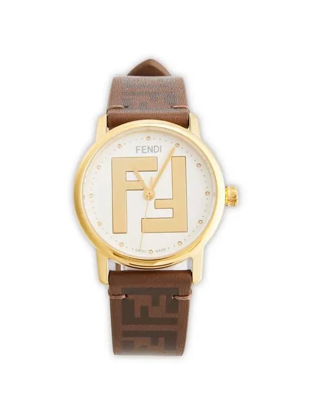 Women's Logo Watch Brown - FENDI - BALAAN 2