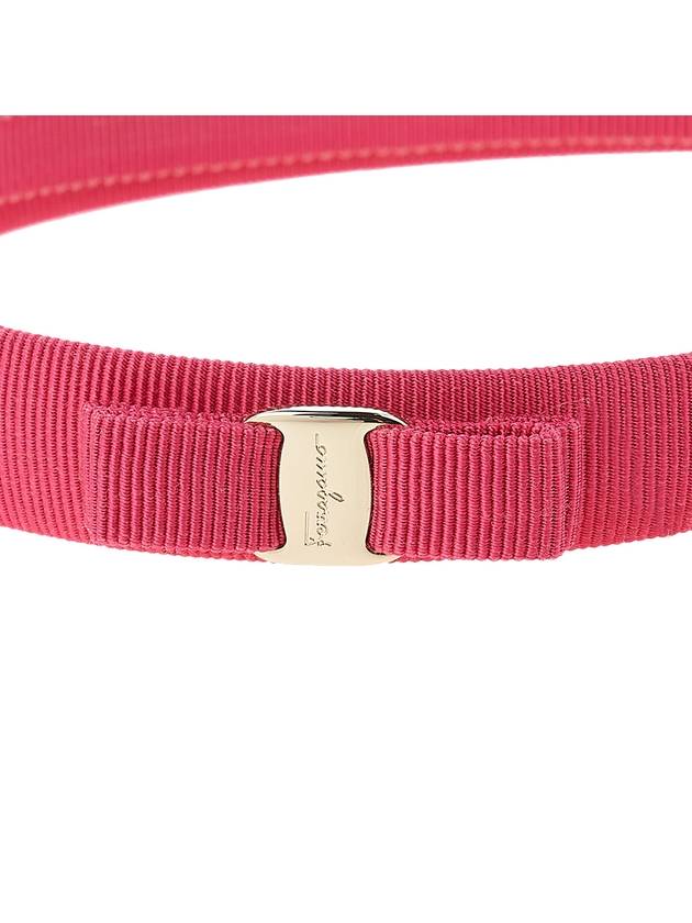 Ferragamo Women's Vara Hairband 34 0086 FANDANGO PINK 0759760 - SALVATORE FERRAGAMO - BALAAN 6